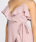 Ready To Ruffle Wrap Romper