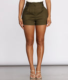 Makin' It Happen Paper-bag Dress Shorts