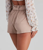 Sweet And Stylish Paper Bag Shorts