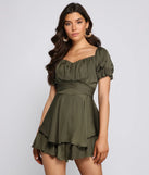 Flirty Flair Skater Romper
