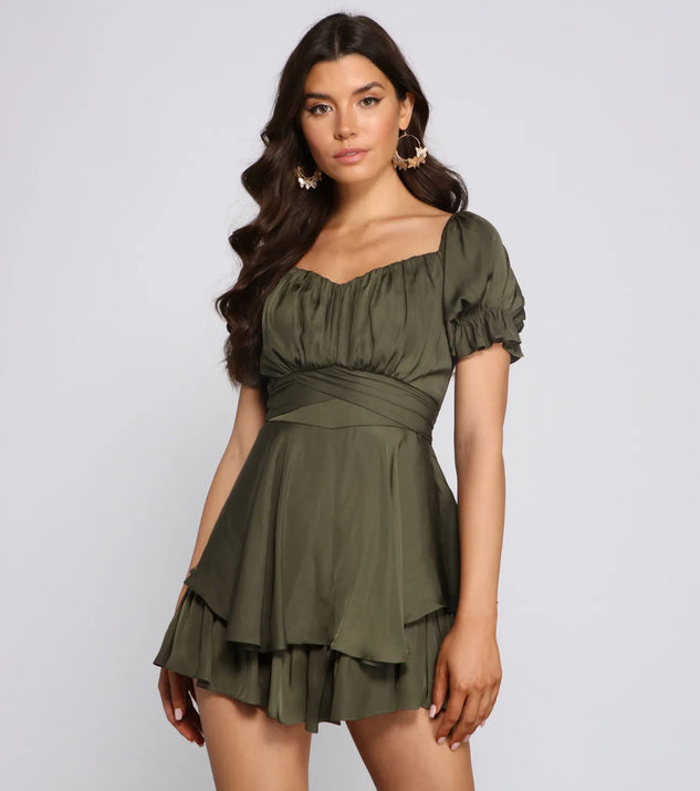 Flirty Flair Skater Romper