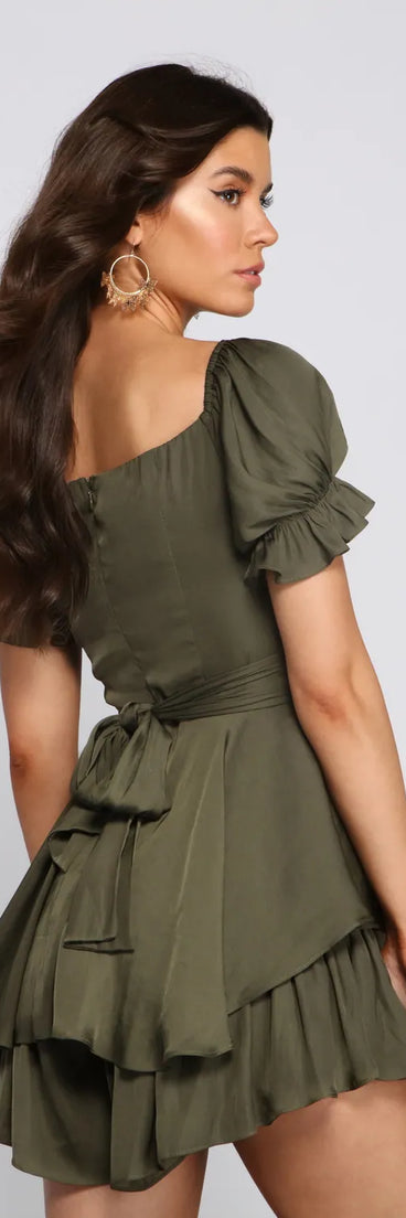 Flirty Flair Skater Romper