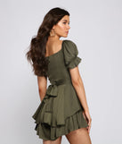Flirty Flair Skater Romper
