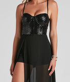 Sparkle And Glow Sequin Shmaxi® Romper