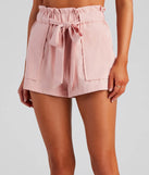 Sweet And Chic Paper Bag Shorts