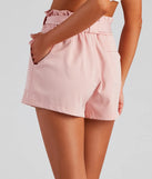 Sweet And Chic Paper Bag Shorts