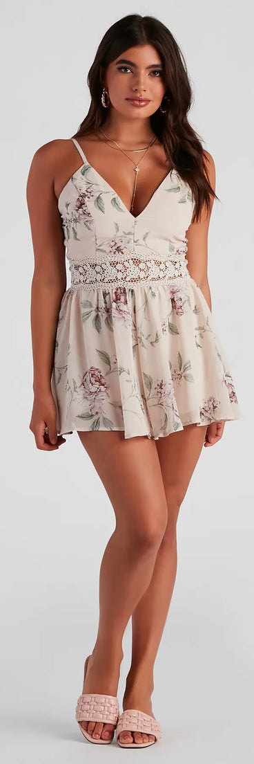 Effortlessly Gorgeous Floral Romper