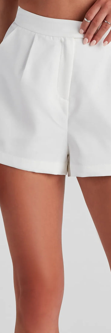 Chic And Elevated Trouser Shorts