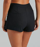 Preppy Princess Pinstripe Pleated Skort