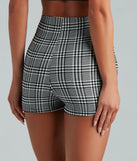 Checkin' It Twice Plaid Mini Skort
