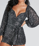 Meet Me At Midnight Sequin Romper