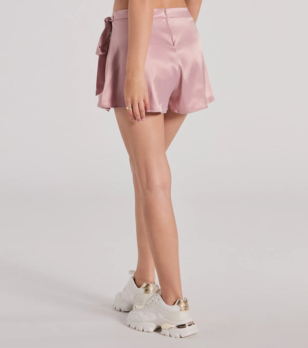 CRASH VELOUR WRAP SKIRT WITH PANTS
