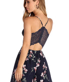 Peek-A-Boo Floral Romper