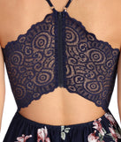 Peek-A-Boo Floral Romper