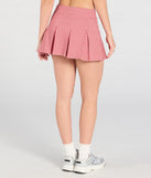 With a flirty cut and hidden shorts underneath, the Absolute Darling Gingham Pleated Skort in ivory serves skirt vibes with zero wardrobe worries.