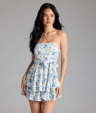 Choosing a ivory romper like the Standout Cutie Bow Floral Romper means you’re ready for anything—no outfit planning needed, just style, go, and glow.