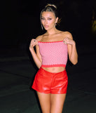 Pair the On The Edge Low-Rise Hot Shorts with your favorite crop or bodysuit for effortless warm-weather looks with on-trend red shorts that speak your style.
