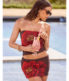 Pair the Bold Flirt Floral Mesh Mini Skirt with your favorite crop or bodysuit for effortless warm-weather looks with on-trend brown skirts that speak your style.
