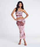 Tropical Energy High-Rise Midi Skirt