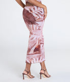 Tropical Energy High-Rise Midi Skirt