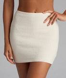 Pack light and style smarter in the Bohemian Babe Knit High-Rise Mini Skirt, a ivory vacation outfit essential that blends breezy comfort with destination-ready detail.