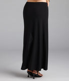 Complete your summer wardrobe with the Sun-Kissed Aesthetic Starfish High Slit Maxi Skirt, a trendy skirt in black made to mix, match, and stand out.
