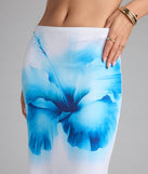 Bold Muse Floral Print Maxi Skirt
