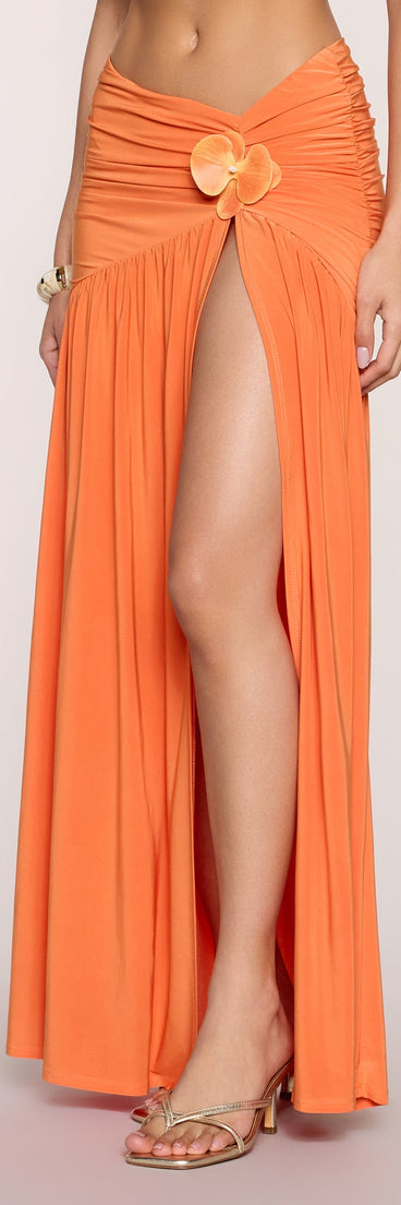 Booked For Sunset Slit Maxi Skirt