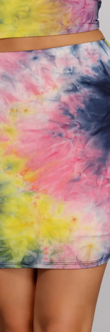 Groove With It Mini Skirt