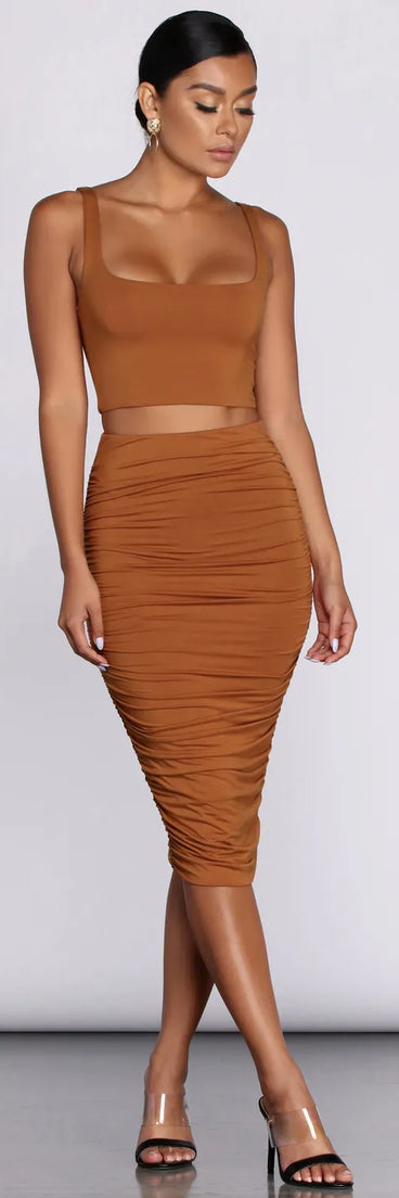 Be My Baby Midi Skirt