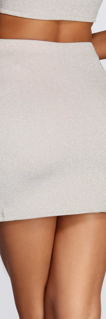 Glitter Queen Mini Skirt