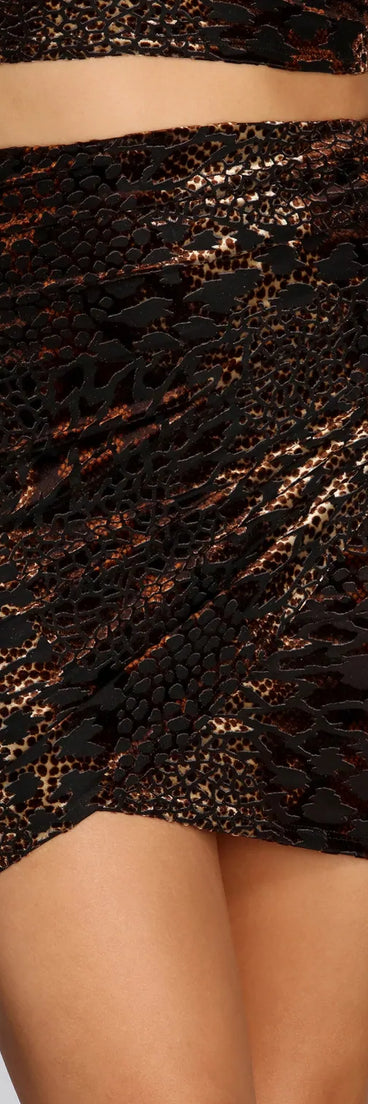 Hiss And Tell Mini Skirt