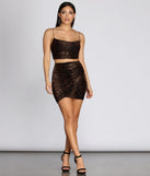 Hiss And Tell Mini Skirt