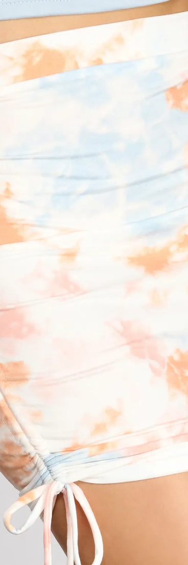 Oh So Dreamy Tie Dye Mini Skirt