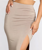 Sleek And Sultry Maxi Skirt