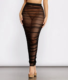 Ruched To The Maxi Skirt