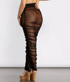 Ruched To The Maxi Skirt
