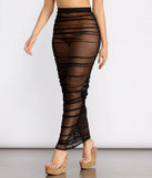 Ruched To The Maxi Skirt