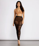 Ruched To The Maxi Skirt