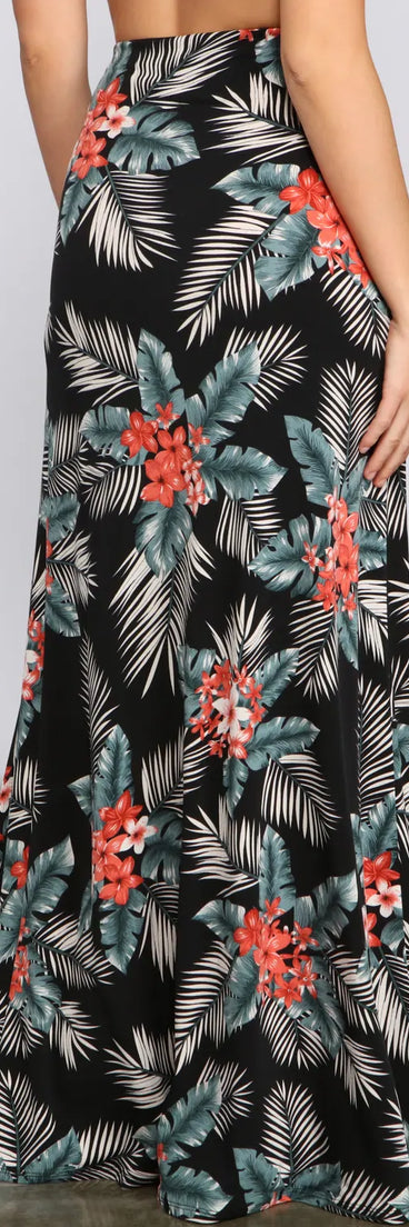Pretty In Paradise Maxi Skirt