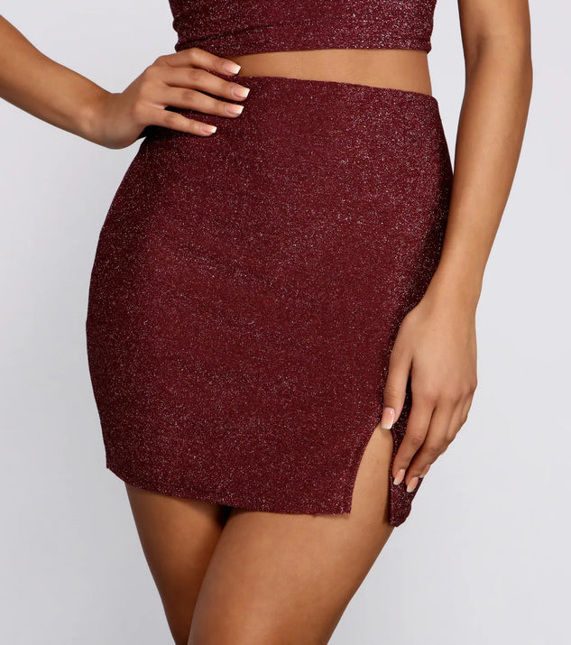 Glitter And Glam Mini Skirt