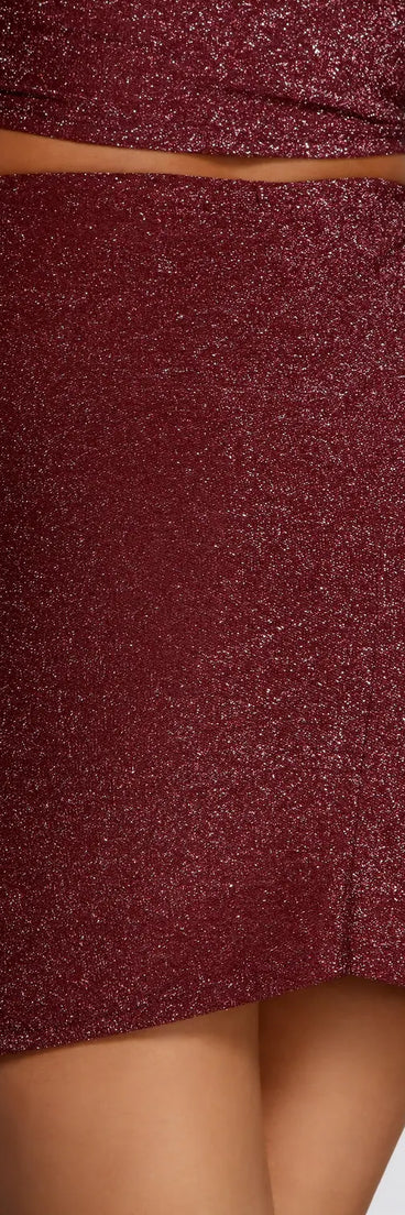 Glitter And Glam Mini Skirt