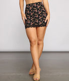 All Around Me Ditsy Floral Mini Skirt