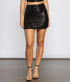 Sassy Sequins High Waist Skirt