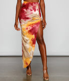 Golden Hour Tie-Dye Maxi Skirt