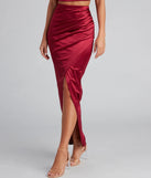 Sleek Moves Wrap Maxi Skirt