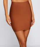 Chic And Sleek Bandage Mini Skirt