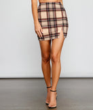 Classic Vibes Plaid Mini Skirt