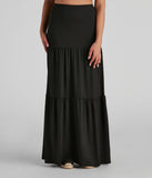Let's Get Together Tiered Maxi Skirt