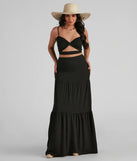 Let's Get Together Tiered Maxi Skirt